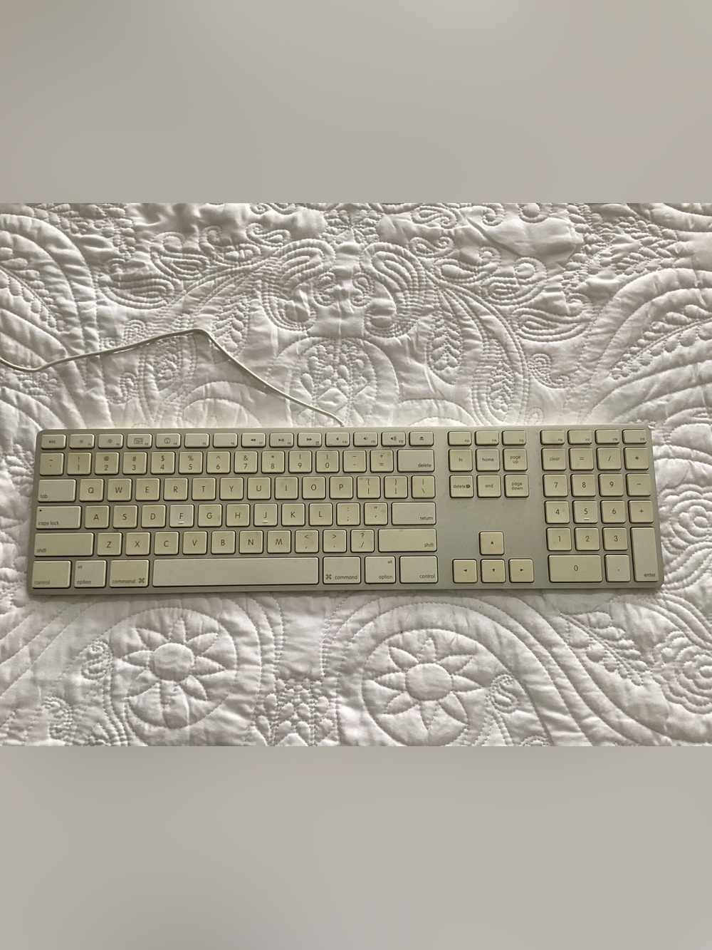 Apple Wired Keyboard.     B3